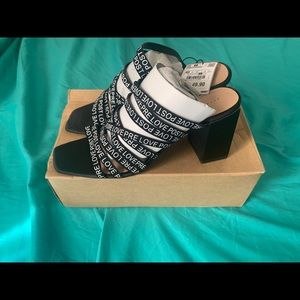 Zara strappy high heeled sandals